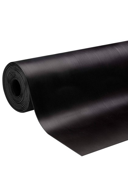 Covoraș cauciuc antiderapant, linoleum cauciuc pentru protecția podelei auto - model FINE STRIPES
