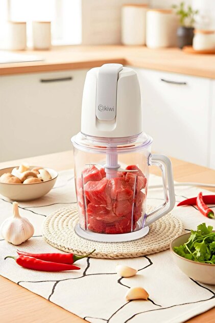 Kiwi Gıda Doğrayıcı Rondo 8 Bıçaklı 2.5 LT Geniş Hazneli Kaymaz