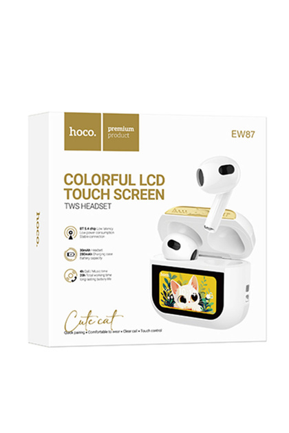 Hoco » Casti Wireless, In Ear, BT 5.4, 280mAh, Ecran tactil, Multifuncțional