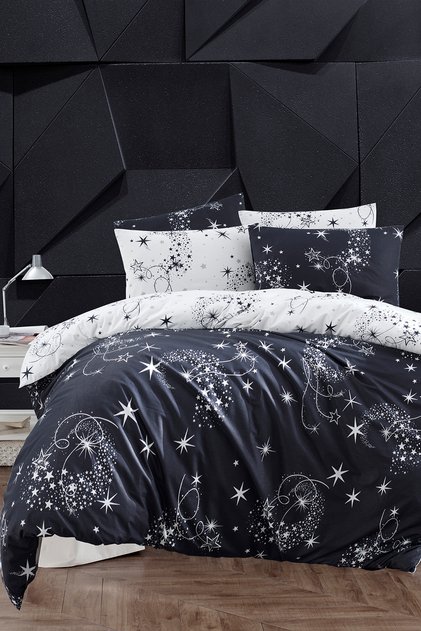 Glare 100% Cotton 150 Tc (56 Thread) Jacquard Double Duvet Cover Set