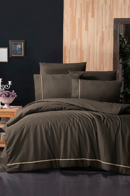 Alisa 100% Cotton 150 TC (56 Thread) Ranforce Double Duvet Cover Set