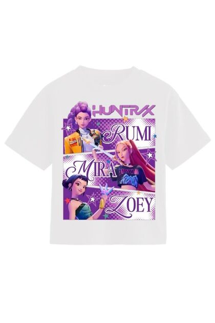 Tricou bumbac 100%, KPop Huntrix Demon Hunters