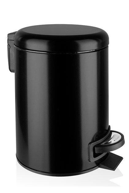 SİYAH 12 Litre ELİT Pedallı Çöp Kovası LÜKS Mutfak Çöp KUTUSU ELİT EV OFİS BANYO MUTFAK 12 LT 35*25
