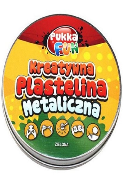 Plastilina Magica Pukka metalica 60g verde