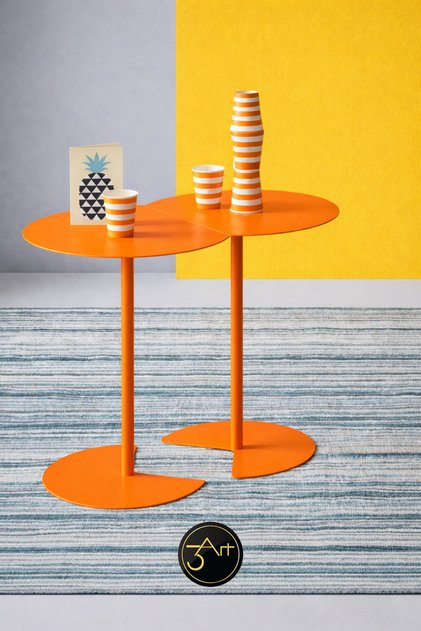 Modern İkili Yan Sehpa Seti – Minimal Tasarım, Salon & Ofis Dekoru