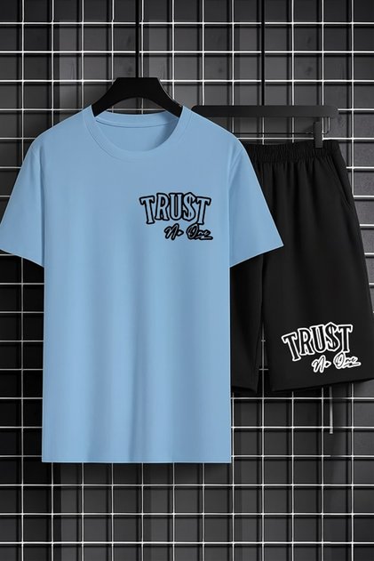 Unisex Women's Men's Thort Sort Cotton Turust Printed