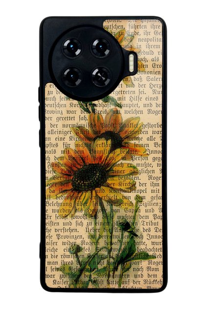 Tecno Spark 20 Pro Plus Sunflower Design Glossy Phone Case