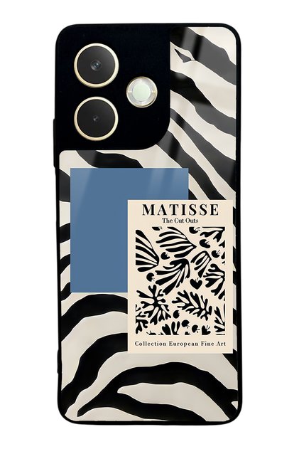 Oppo A5 Pro Zebra Matısse Design Glossy Phone Case