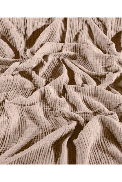 140X200 cm Muslin Sofa Cover – 100% Cotton, 4 Layers, Soft & Breathable, Sofa Shawl