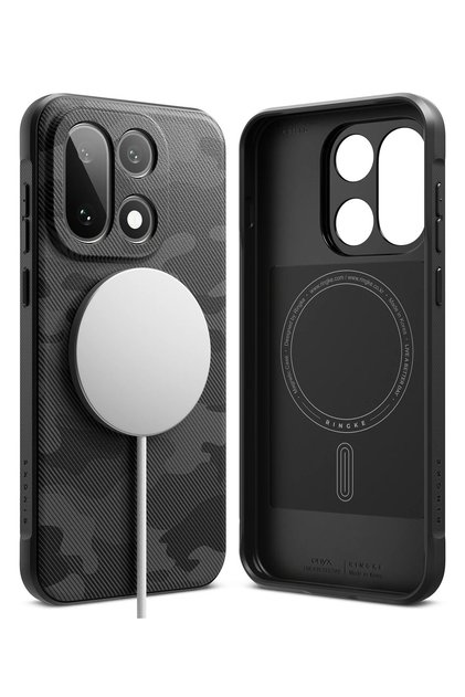 OnePlus 15 Case Cover|Onyx Magnetic Series |Camo Black