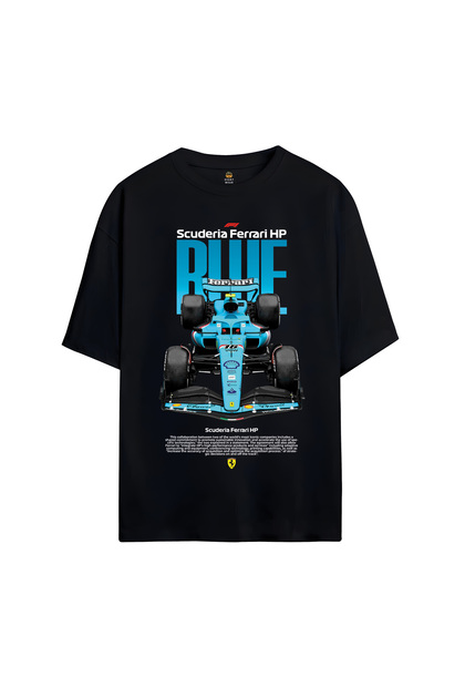 Ferrari Scuderia F1 Printed Oversized T-Shirt