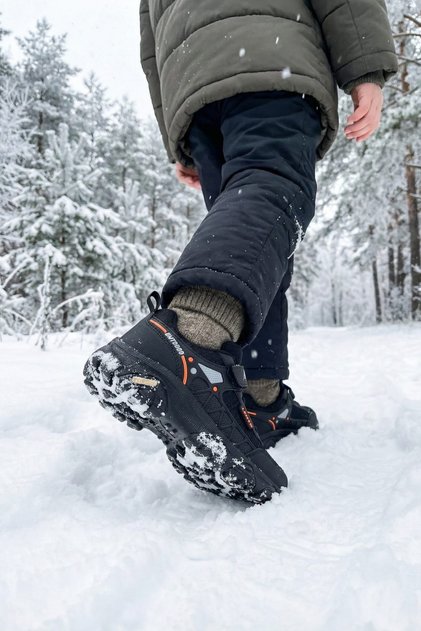 Unisex Children's Winter Waterproof and Cold-Resistant Sports Shoes