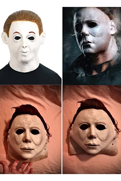 Korku Filmi Kostümleri Için Michael Myers Tam Surat Halloween Maskesi Gerilim Dolu Halloween Gece