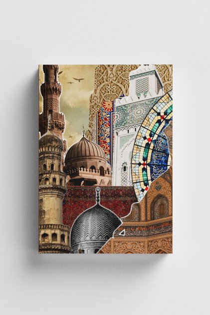 Collage Series 53: Homes of Allah Islamic Notebook (Ayatul Kursi and Hadith)