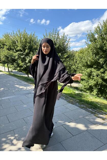 Testettür Medina Silk Long Dress Fluid Fabric Daily Stylish