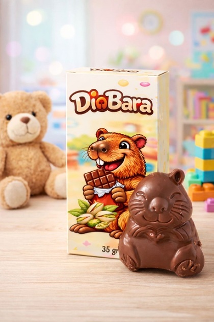 果物 75 5961abcba DEEMBRO 1 adet Labubu Çikolatası 1 adet Capybara Çikolatası Sütlü