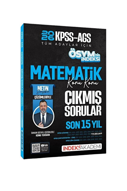 İndeks Akademi 2026 KPSS Genel Yetenek-Genel Kültür Tüm Dersler
