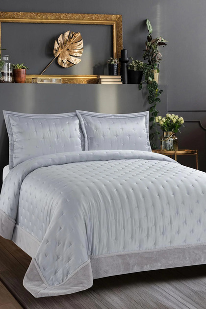 Flame Double Sephora Bedspread Set (3 Pieces) - 240X260 cm - Original with Pvc Bag