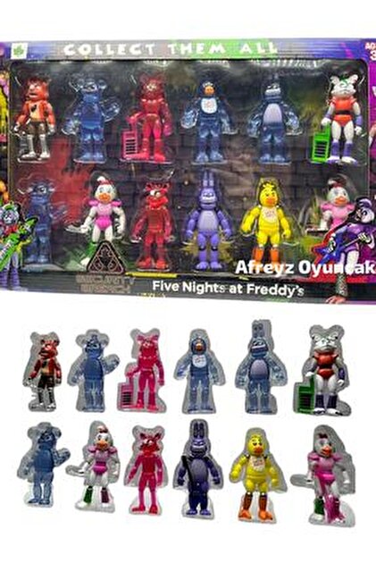 Five Nights At Freddy's Karakter 5 Li Figür Seti 15 Cm - Fiyatı