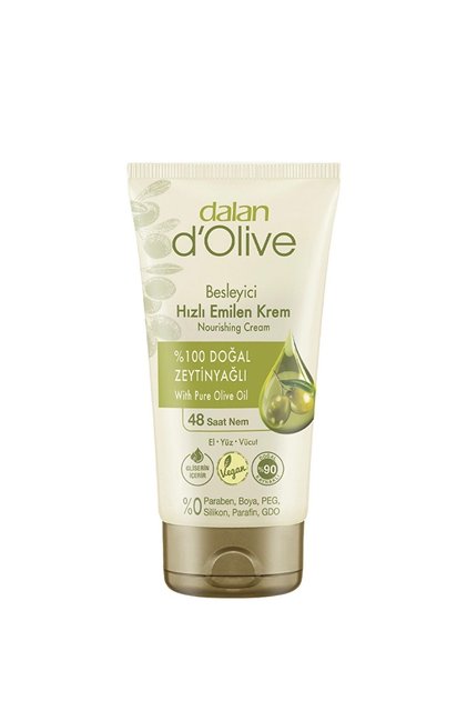 Moisturizing and soothing cream for the skin, rich in olive oil and glycerin, 60 ml (Original Products)