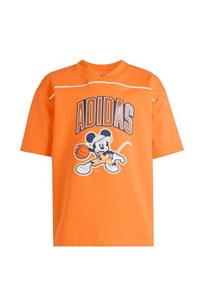 adidas Disney Mickey Mouse Çocuk Turuncu Tişört (JZ3558) - Fiyatı