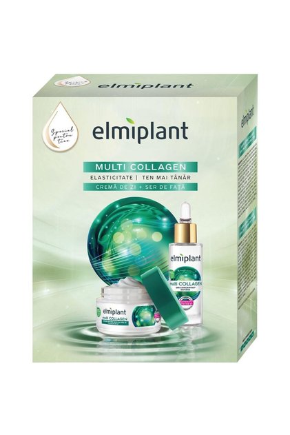 Caseta Cadou Multi Collagen, Crema Zi 50 ml, Ser Fata 30 ml