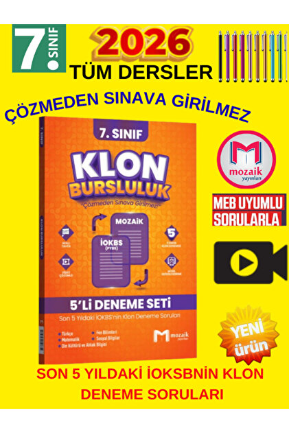 ペコリンセルキスシリーズセットパウチ付き＆十六茶2箱【新品】シャンソン Mozaik Yayınları Klon 7. Sınıf Tüm Dersler 5'li İOKBS Deneme Seti