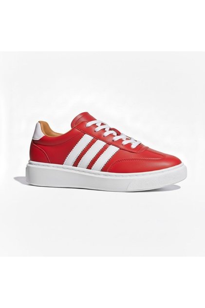 Women's Daily Genuine Leather Sneaker Sports Shoes – Red ✔️ Brand in the Beginning