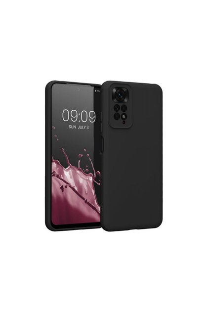 Redmi Note 11 Compatible Black Velvet Phone Case