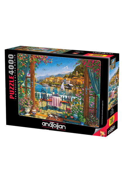 Allians 4000 Parça Yapboz Puzzle – Como Gölü Keyfi, Eğlenceli ve