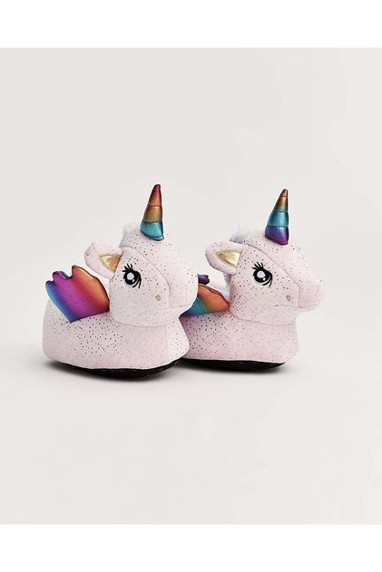 Çocuk Unicorn Figürlü Panduf - UNISTAR-Y