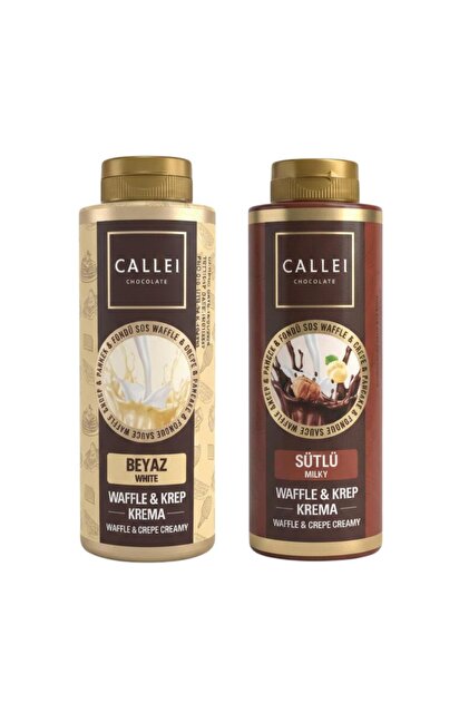 Sütlü & Beyaz Waffle & Pancake Sosu 2’li Set 300 Gr