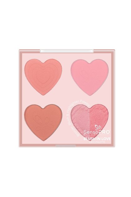Paletă multifuncțională Blush in Love, Peachy Promise