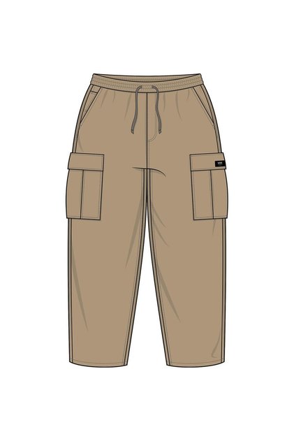 Pantaloni BY Range Cargo, largi, conici
