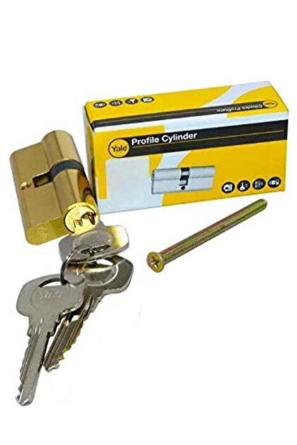 Profile Cylinder Lock with Key 60mm