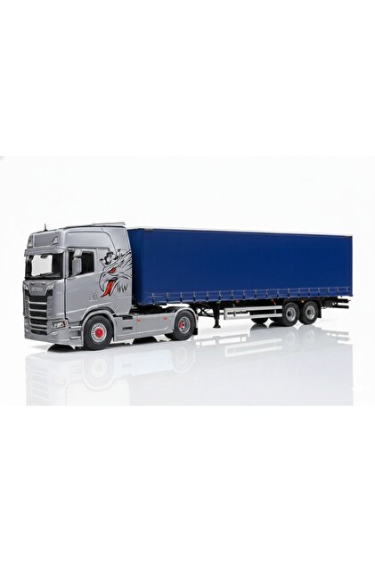 SCOWETTO 1/32 Ölçek Scania R Serisi Maersk Konteynerli Diecast