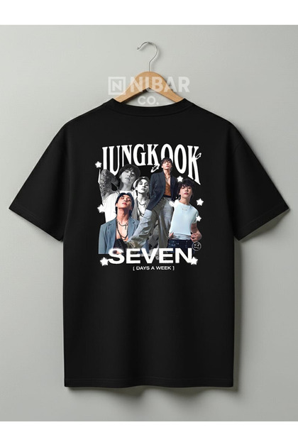 SVART WEAR Jungkook Baskılı Oversize Unisex T-Shirt - Fiyatı