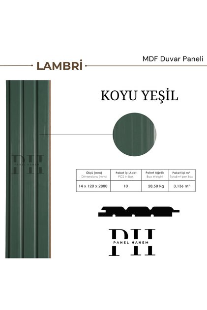 LAMBRİ 14 KOYU YEŞİL