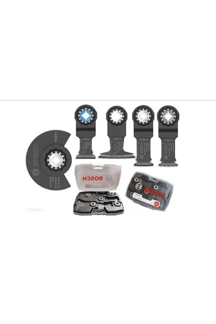 Set de 5 lame de ferăstrău unghiular, Bosch, compatibile cu Starlock/Plus/Max/Ois, negre