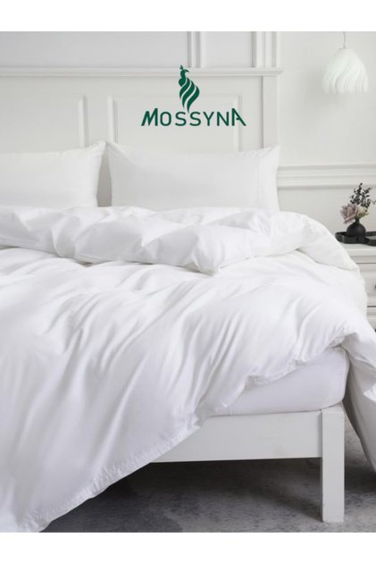 100% Cotton White Hotel Type Bedding Set 200X220 Duvet Cover 240X260 Bed Sheet 2 Pcs. 50X70 Pillowcase