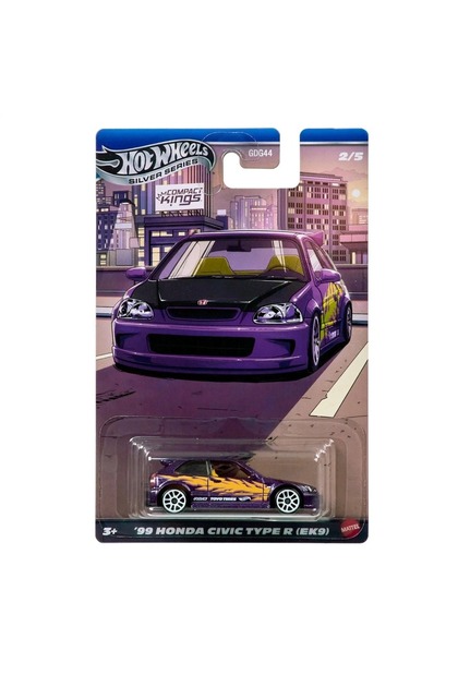 Silver Series Compact Kings'99 Honda Civic Type R Ek9 Diecast Model Car