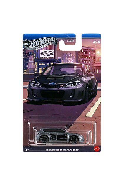HOT WHEELS Silver Series Compact Kings Subaru WRX STI Diecast