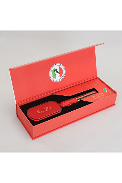 ENZO Professional Hair Straightener Brush EN-4002 – 3-in-1 Styler