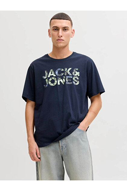 Jack & Jones Jjejeff Logo Tee Ss Sn Siyah Erkek T-Shirt 12288536