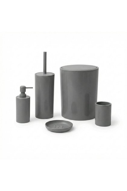 Flores 5 Li Bathroom Set Gray
