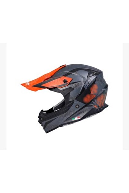 Sway 617 Full Face Cross Kapalı Bisiklet Motosiklet Kaskı XL Beden