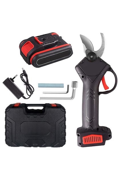 Foarfeca electrica gradina pentru vita de vie si crengi, 21 V, 1 acumulator, taiere 25/30 mm, Li-ion