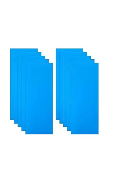 Pachet XXL, 10 seturi a cate 10 plasturi pentru reparat piscine Yunlex, 25.5 x 10 cm, PVC, albastru