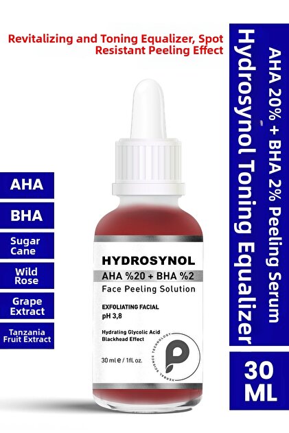 Hydrosynol Tone Equalizer 20% Aha 2% Bha Peeling Serum 30 ml