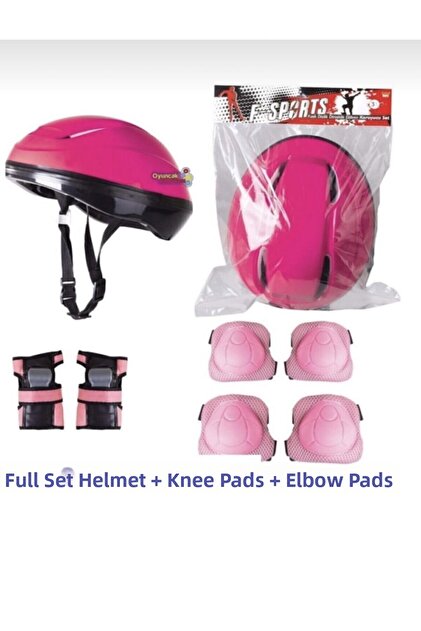 bike helmet knee pads elbow pads Toddler Youth Bicycle Kids Adjustable for 5~12yrs Girls Kids and Helmet for Cycling Roller Skate Scooter Helmet and Knee Pad Set Pink : Sports & Boasting high Gloves Helmet And Elbow And